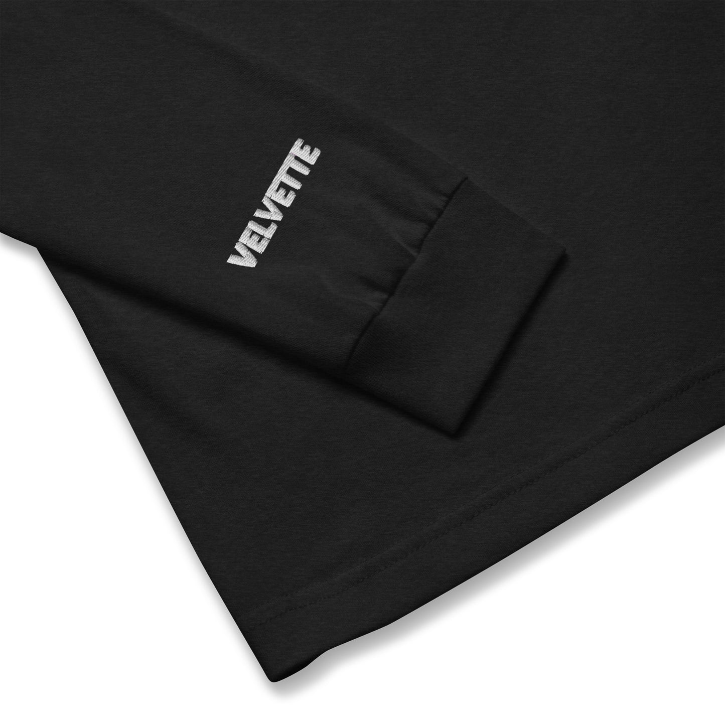 V Logo Embroidered Premium Long-Sleeve Shirt