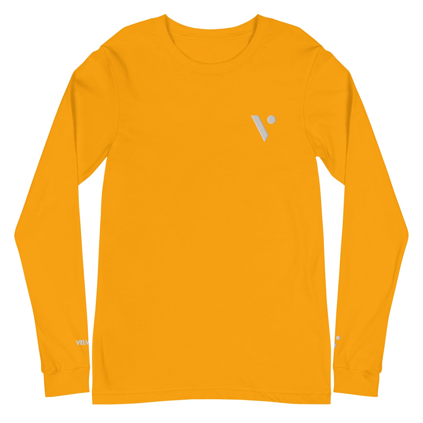 V Logo Embroidered Premium Long-Sleeve Shirt