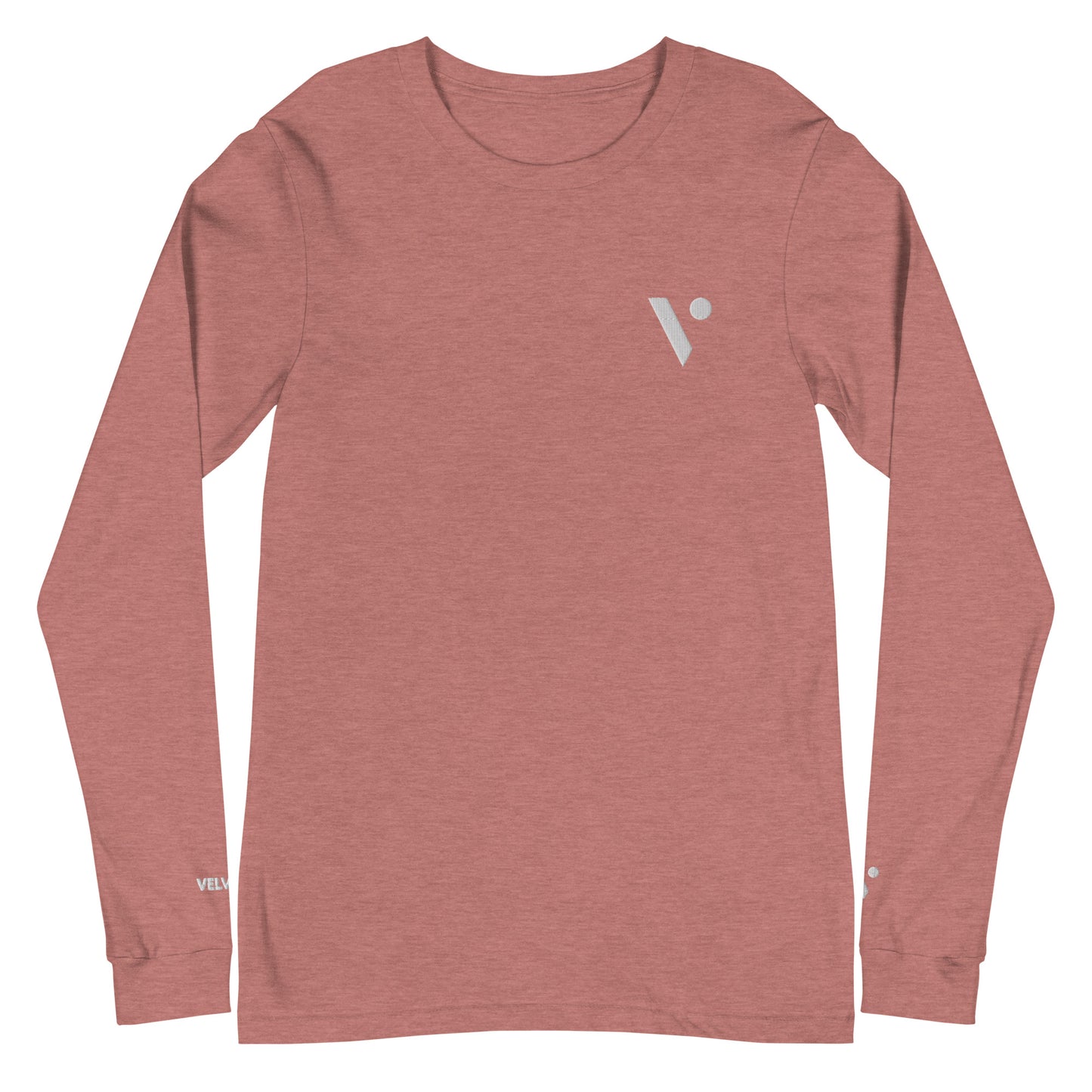 V Logo Embroidered Premium Long-Sleeve Shirt